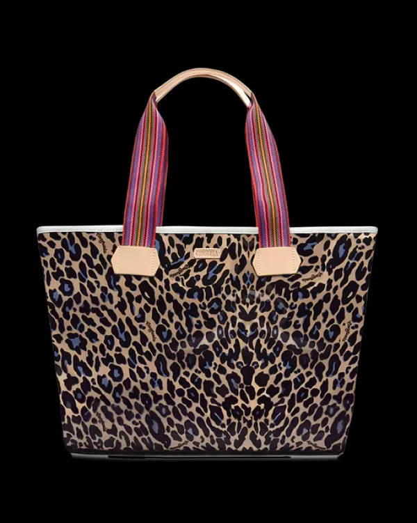 Travel Bags^Consuela Legacy Blue Jag Zipper Tote | Handbags & Totes | Austin, Texas