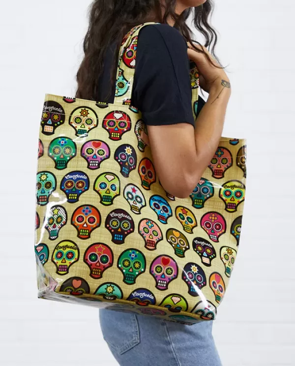 Grab N Go Bags^Consuela Sugar Skulls Grocery Bag | Totes & Accessories | Austin, Texas